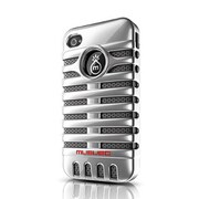 BI-MUELVIS/SL [MUSUBO Elvis Case for iPhone4/4S シルバー]