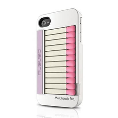 BI-MUMATCH/WH [Matchbook Case for iPhone4/4S ホワイト]