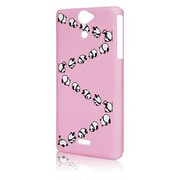 BM-XPR11RC/PANDA [docomo Xperia AX SO-01E用 ラバーコーティングケース ころころぱんだ]