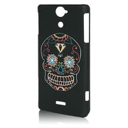 BM-AUXPR2RC/SKULL [au Xperia VL SOL21用 ラバーコーティングケース メキシカンスカル]