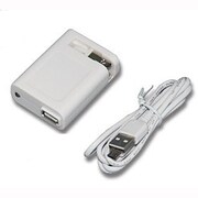 タブレット用2A USB/ACアダプタ+microUSBケーブル ホワイト BM-USB2ASET/WH