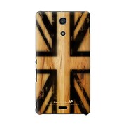 SO-04E-YCM2P0307-78 [オリジナルデザイン docomo SO-04E Xperia A ケース (UnionJack Wood Burn)]