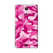 SO-04E-YCM2P0339-78 [オリジナルデザイン docomo SO-04E Xperia A ケース (カモ柄 アーミーピンク)]