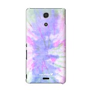 SO-04E-YCM2P0346-78 [オリジナルデザイン docomo SO-04E Xperia A ケース (タイダイ パープル)]