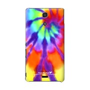 SO-04E-YCM2P0347-78 [オリジナルデザイン docomo SO-04E Xperia A ケース (タイダイ エスニック)]