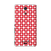 SO-04E-YCM2P0359-78 [オリジナルデザイン docomo SO-04E Xperia A ケース (ノストラジック レッドフラワー)]