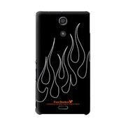 SO-04E-YCM2P0362-78 [オリジナルデザイン docomo SO-04E Xperia A ケース (FireLine)]