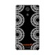 SO-04E-YCM2P0379-78 [オリジナルデザイン docomo SO-04E Xperia A ケース (ホワイト & ブラック レース)]