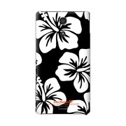 SO-04E-YCM2P0389-78 [オリジナルデザイン docomo SO-04E Xperia A ケース (ビッグハイビスカス)]