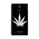 SO-04E-YCM2P0392-78 [オリジナルデザイン docomo SO-04E Xperia A ケース (Black Leaves)]