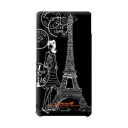 SO-04E-YCM2P0393-78 [オリジナルデザイン docomo SO-04E Xperia A ケース (エッフェル塔コレクション ショッピング)]