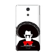 SO-04E-YCM2P0394-78 [オリジナルデザイン docomo SO-04E Xperia A ケース (セニョール & レッドタイ)]