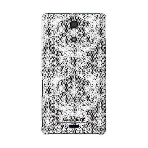 SO-04E-YCM2P0408-78 [オリジナルデザイン docomo SO-04E Xperia A ケース (ゴシックレース柄 ホワイト)]