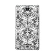 SO-04E-YCM2P0408-78 [オリジナルデザイン docomo SO-04E Xperia A ケース (ゴシックレース柄 ホワイト)]