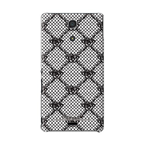 SO-04E-YCM2P0409-78 [オリジナルデザイン docomo SO-04E Xperia A ケース (ゴシックレース柄 ブラック)]