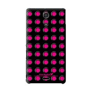 SO-04E-YCM2P0413-78 [オリジナルデザイン docomo SO-04E Xperia A ケース (ブラックグロメット & ピンク)]
