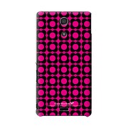 SO-04E-YCM2P0415-78 [オリジナルデザイン docomo SO-04E Xperia A ケース (ブラックローズ ゴシックパターン)]