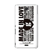 SO-04E-YCM2P0440-78 [オリジナルデザイン docomo SO-04E Xperia A ケース (MADE IN LOVE mono design)]