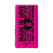 SO-04E-YCM2P0441-78 [オリジナルデザイン docomo SO-04E Xperia A ケース (MADE IN LOVE pink design)]