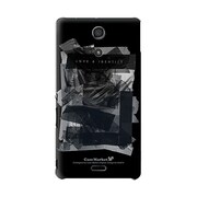 SO-04E-YCM2P0449-78 [オリジナルデザイン docomo SO-04E Xperia A ケース (Black Tape Graphics)]