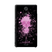 SO-04E-YCM2P0453-78 [オリジナルデザイン docomo SO-04E Xperia A ケース (ペイント スカルグラフィックス)]