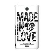 SO-04E-YCM2P0471-78 [オリジナルデザイン docomo SO-04E Xperia A ケース (Made in Love Black Paint)]