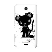 SO-04E-YCM2P0479-78 [オリジナルデザイン docomo SO-04E Xperia A ケース (メロイックベア サイコパス & ギター - A)]