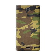 SO-04E-YCM2P0492-78 [オリジナルデザイン docomo SO-04E Xperia A ケース (カモ柄 サバンナアーミーカモフラージュ)]
