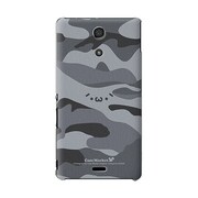 SO-04E-YCM2P0510-78 [オリジナルデザイン docomo SO-04E Xperia A ケース (ショボーン カモ柄B (´・ω・`))]