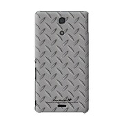 SO-04E-YCM2P0539-78 [オリジナルデザイン docomo SO-04E Xperia A ケース (アイアン プレート C)]