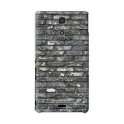 SO-04E-YCM2P0573-78 [オリジナルデザイン docomo SO-04E Xperia A ケース (レンガ パターン ダークビンテージ)]
