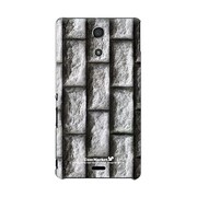 SO-04E-YCM2P0575-78 [オリジナルデザイン docomo SO-04E Xperia A ケース (レンガ パターン ダーククラック B)]