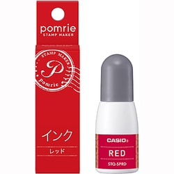 スタンプメーカー pomrie ポムリエ用 インク レッド STQ-5PRD