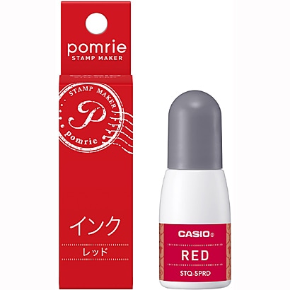 スタンプメーカー pomrie ポムリエ用 インク レッド STQ-5PRD