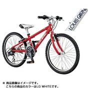 子ども用自転車 ジュニアバイク 22型 外装18段変速（フロント3段×リア6段） LG WHITE 14L-U117 LGS-J22