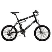 小径車(ミニベロ) 410mm 20型 外装20段変速 14L-FJ014 LGブラック LGS-MV 5FS