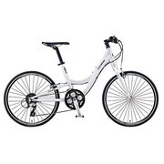 小径車(ミニベロ) 390mm 24型 外装24段変速 14L-FJ016 LGホワイト LGS-MV24