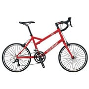 小径車(ミニベロ) 410mm 20型 外装18段変速 14L-FJ018 LGレッド LGS-MV 3R