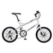 小径車(ミニベロ) 410mm 20型 外装18段変速 14L-FJ022 LGホワイト LGS-MV 2 PRO