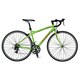 ロードバイク LGS-CR07 500mm 700×25C 外装14段変速 ACID GREEN 14L-IE003