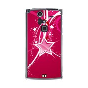F-04E-YCM2P0125-78 [オリジナルデザイン docomo F-04E ARROWS V ケース (ワインレッドスター)]