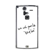 F-04E-YCM2P0426-78 [オリジナルデザイン docomo F-04E ARROWS V ケース (We wish your life Full of Love / White)]