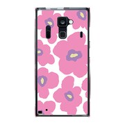 F-06E-YCM2P0022-78 [オリジナルデザイン docomo F-06E ARROWS NX ケース (ルーズフラワーコレクション ピンク)]