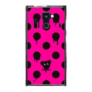 F-06E-YCM2P0113-78 [オリジナルデザイン docomo F-06E ARROWS NX ケース (Dot Pattern マウス ピンク)]
