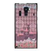 F-06E-YCM2P0172-78 [オリジナルデザイン docomo F-06E ARROWS NX ケース (チョコレートワンダーランド)]