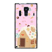 F-06E-YCM2P0183-78 [オリジナルデザイン docomo F-06E ARROWS NX ケース (お菓子の家)]