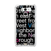 オリジナルデザイン docomo F-07E Disney Mobile ケース (NewYork Typography) F-07E-YCM2P0001-78