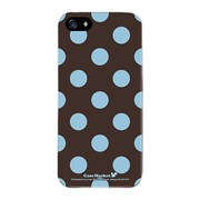 iPhone5-YCM2P0014-78 [オリジナルデザイン apple iPhone5 アイフォン5 ケース (ベビードット・アフタヌーン ブルー)]