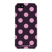 iPhone5-YCM2P0015-78 [オリジナルデザイン apple iPhone5 アイフォン5 ケース (ベビードット・アフタヌーン ピンク)]