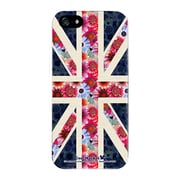 iPhone5-YCM2P0018-78 [オリジナルデザイン apple iPhone5 アイフォン5 ケース (ユニオンジャックコレクション フローラル)]